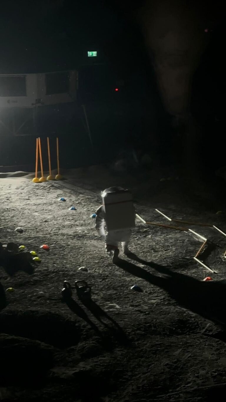 DLR LUNA facility 2025: lunar surface